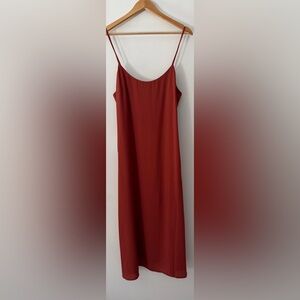 Nordstrom Terracotta Midi Dress